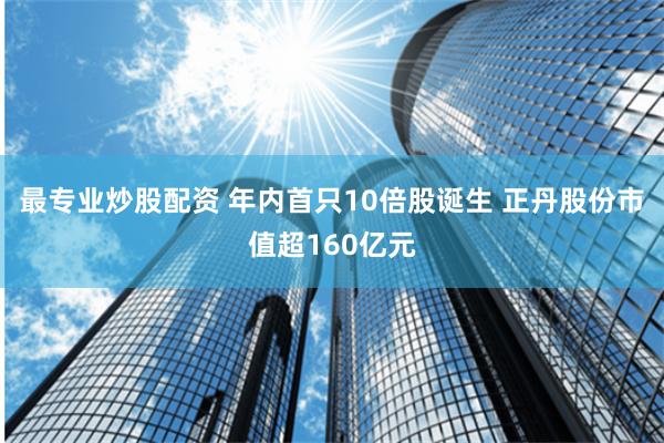 最专业炒股配资 年内首只10倍股诞生 正丹股份市值超160亿元