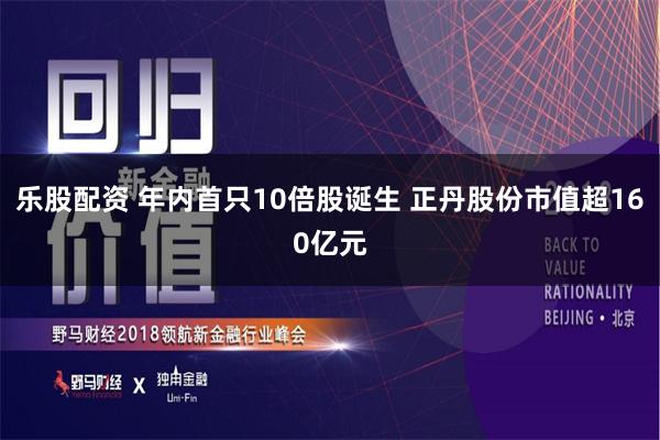乐股配资 年内首只10倍股诞生 正丹股份市值超160亿元