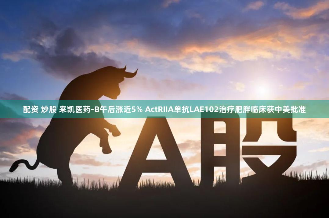 配资 炒股 来凯医药-B午后涨近5% ActRIIA单抗LAE102治疗肥胖临床获中美批准