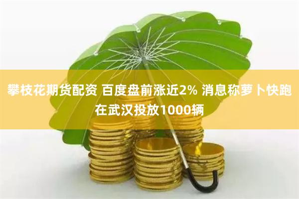 攀枝花期货配资 百度盘前涨近2% 消息称萝卜快跑在武汉投放1000辆