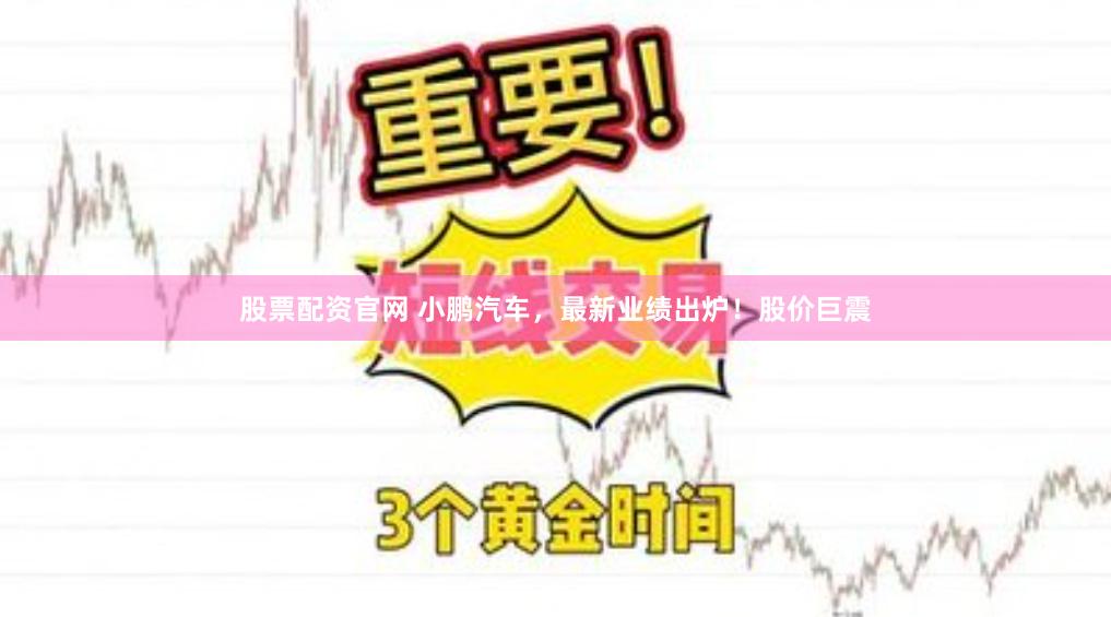 股票配资官网 小鹏汽车，最新业绩出炉！股价巨震