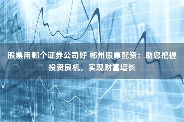 股票用哪个证券公司好 郴州股票配资：助您把握投资良机，实现财富增长